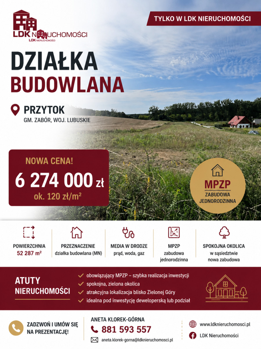 Działka na sprzedaż