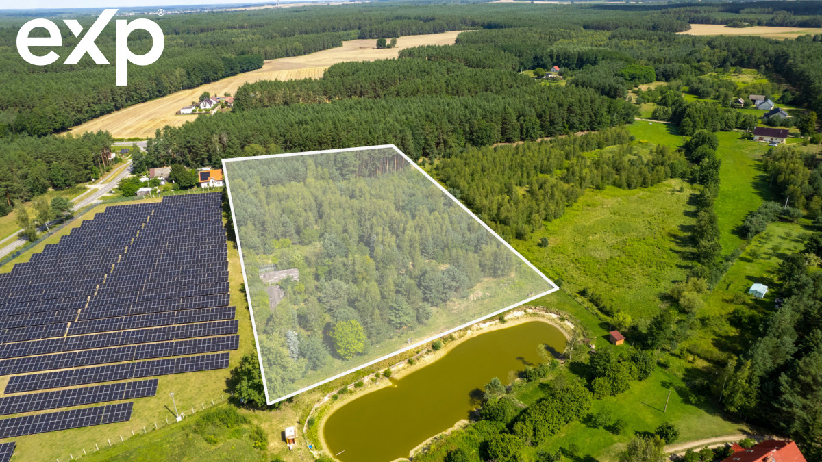 Grunt 1,9 ha w Przyłęku–WZ na dom lub usługi