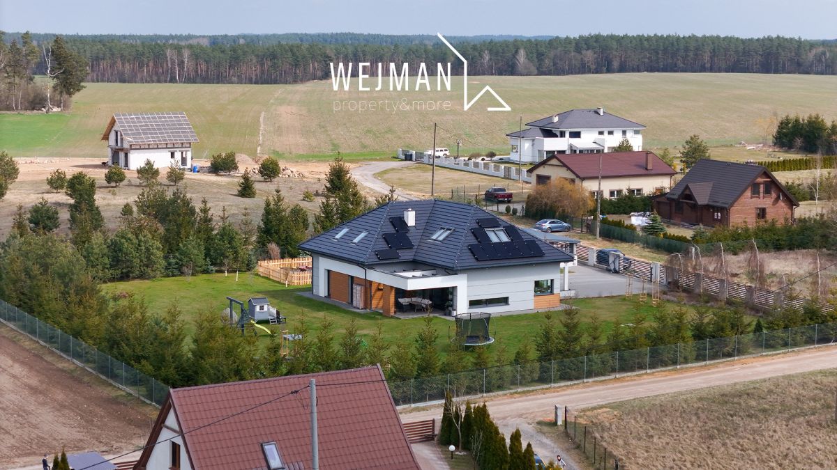 Nowoczesny dom na Mazurach z pięknym wykończeniem