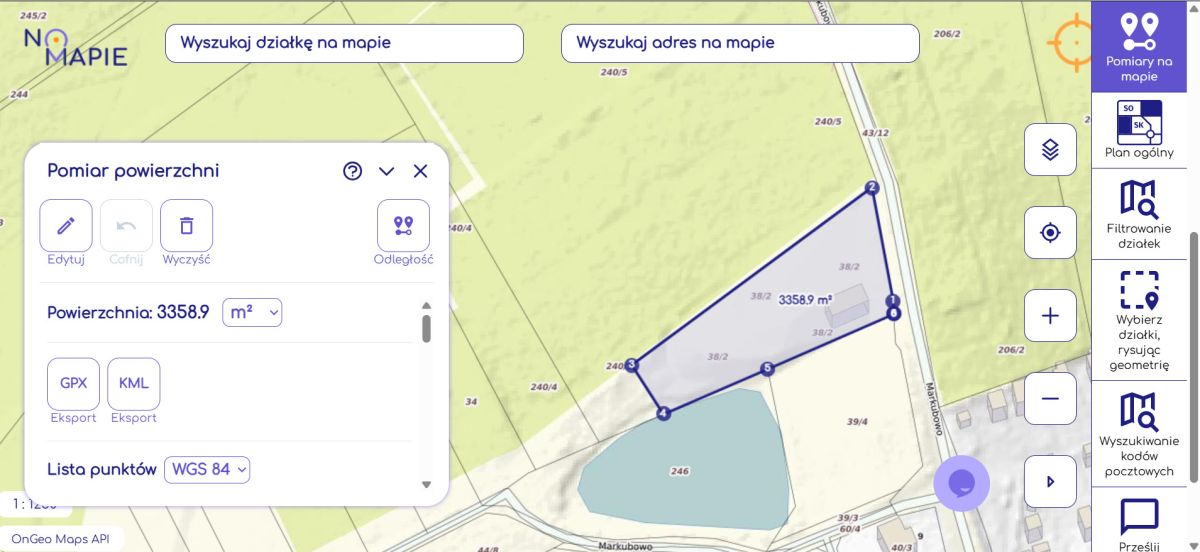 Działka na sprzedaż – Kościerzyna (Markubowo)