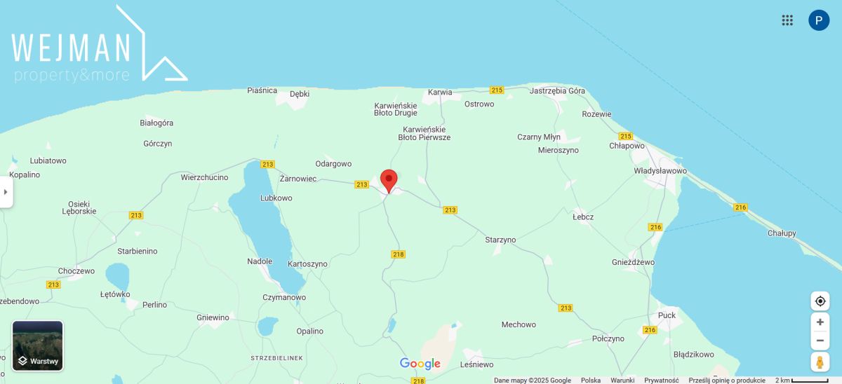 Krokowa działka na sprzedaż, przy cmentarzu