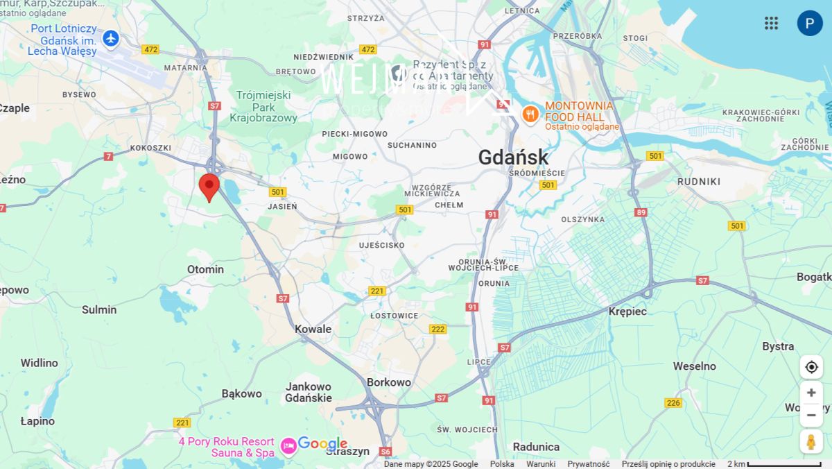 KIEŁPINO – działka w willowej części Gdańska