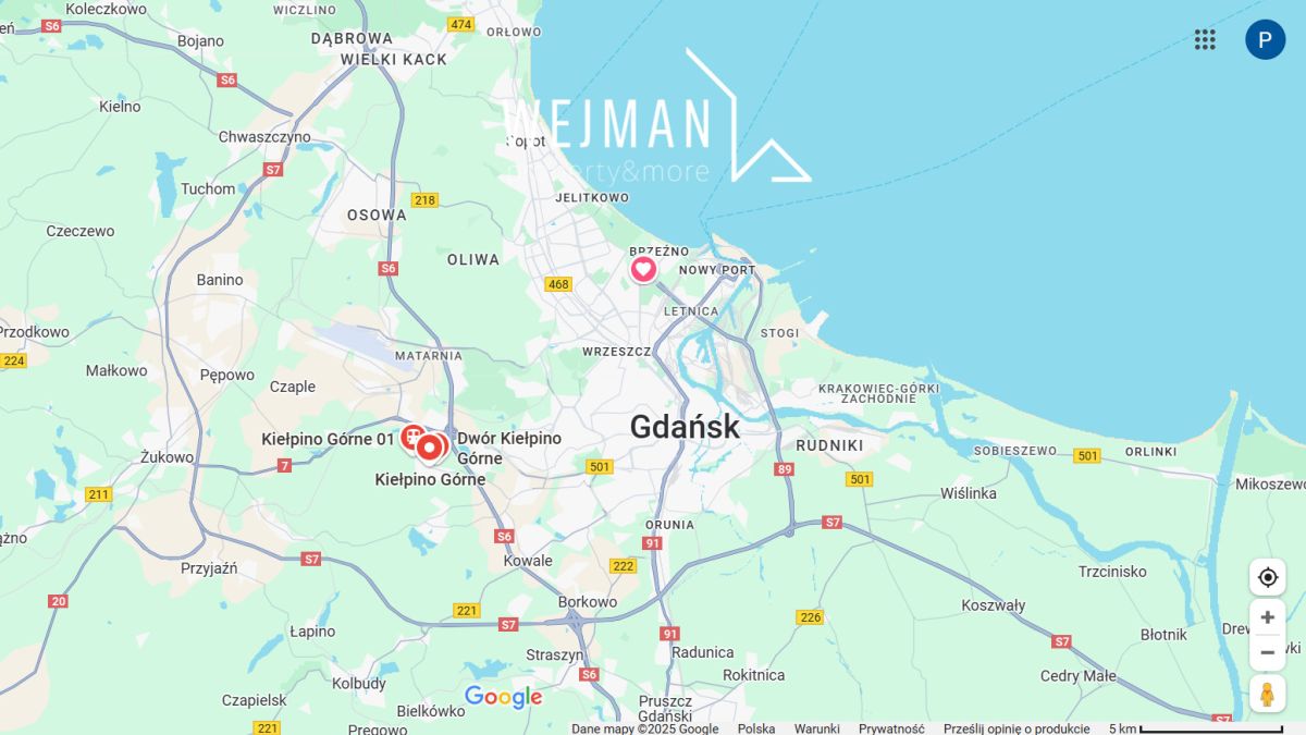 KIEŁPINO – działka w willowej części Gdańska