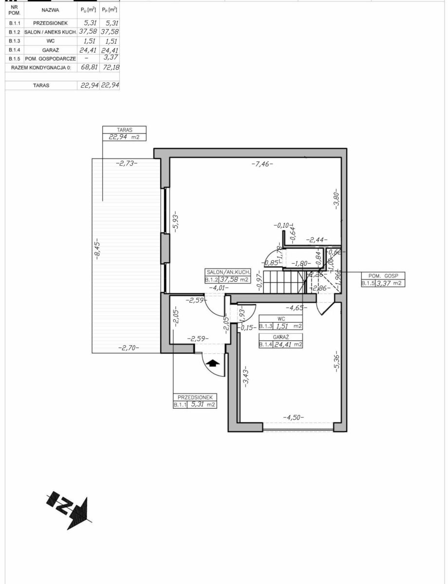 GDYNIA Wzg. Bernadowo – kameralny dom – bliźniak