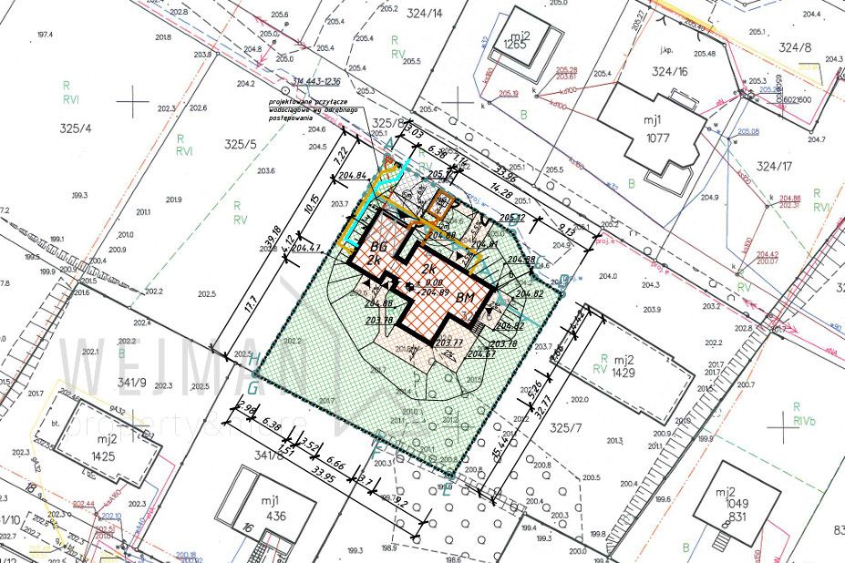 Działka z mediami, PNB na dom + domek rekreacyjny