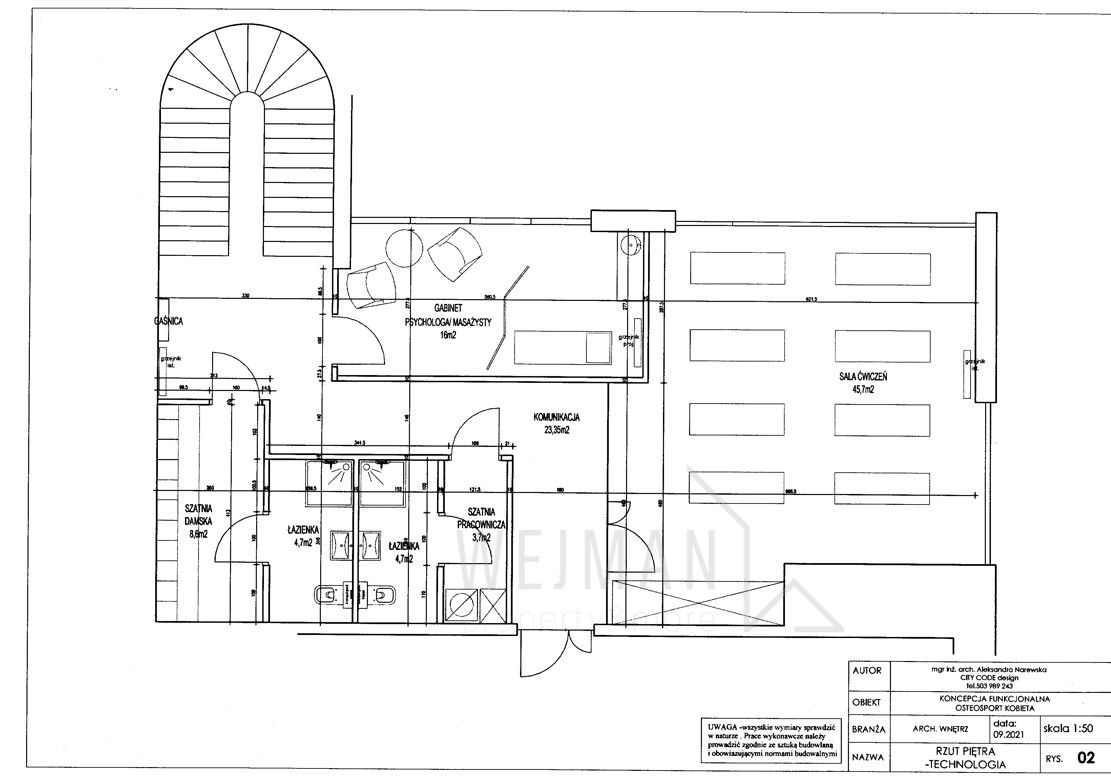 Lokal usługowo-biurowy – wykończony – wyposażony