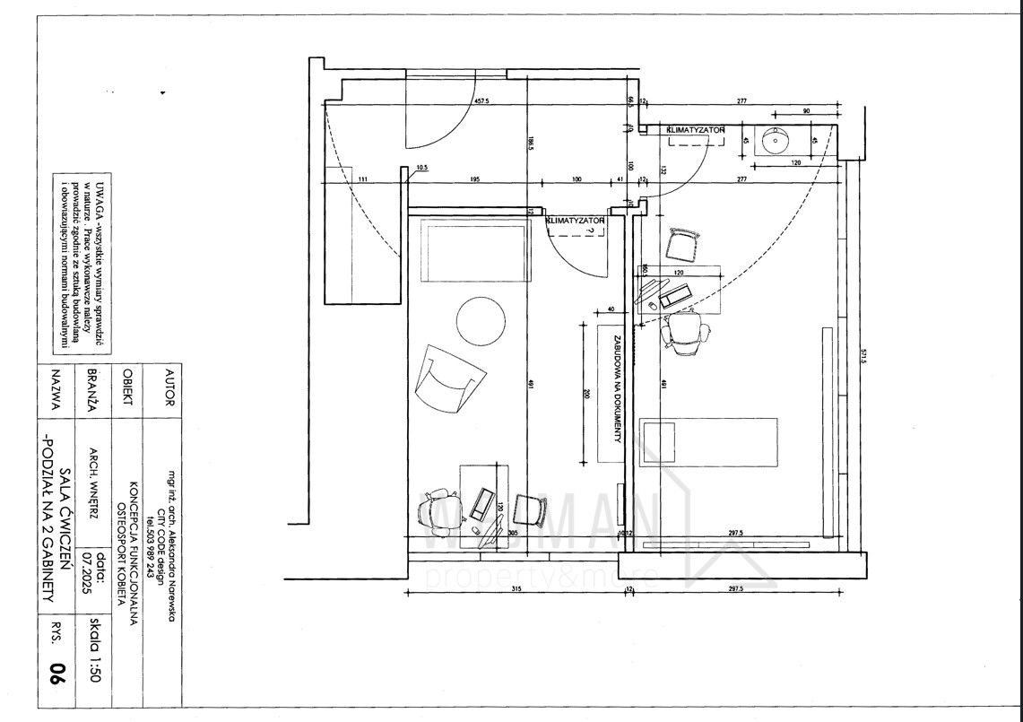 Lokal usługowo-biurowy – wykończony – wyposażony