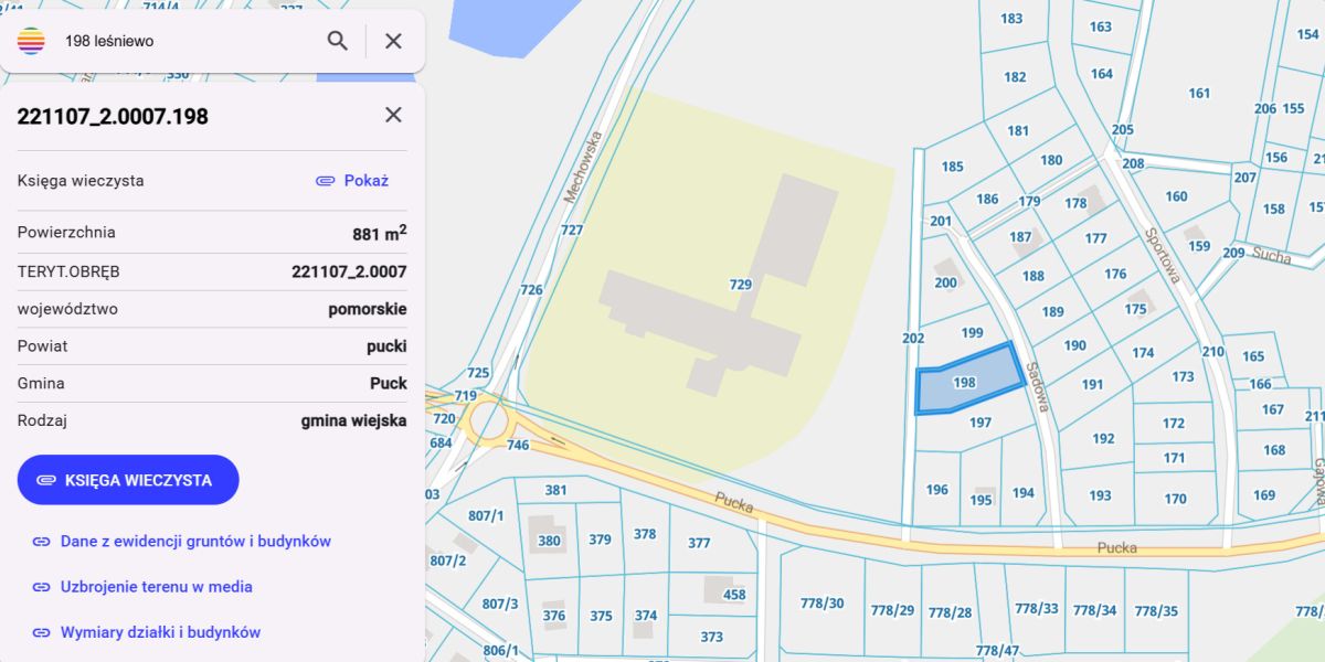 Leśniewo – działka budowlana uzbrojona – WZ
