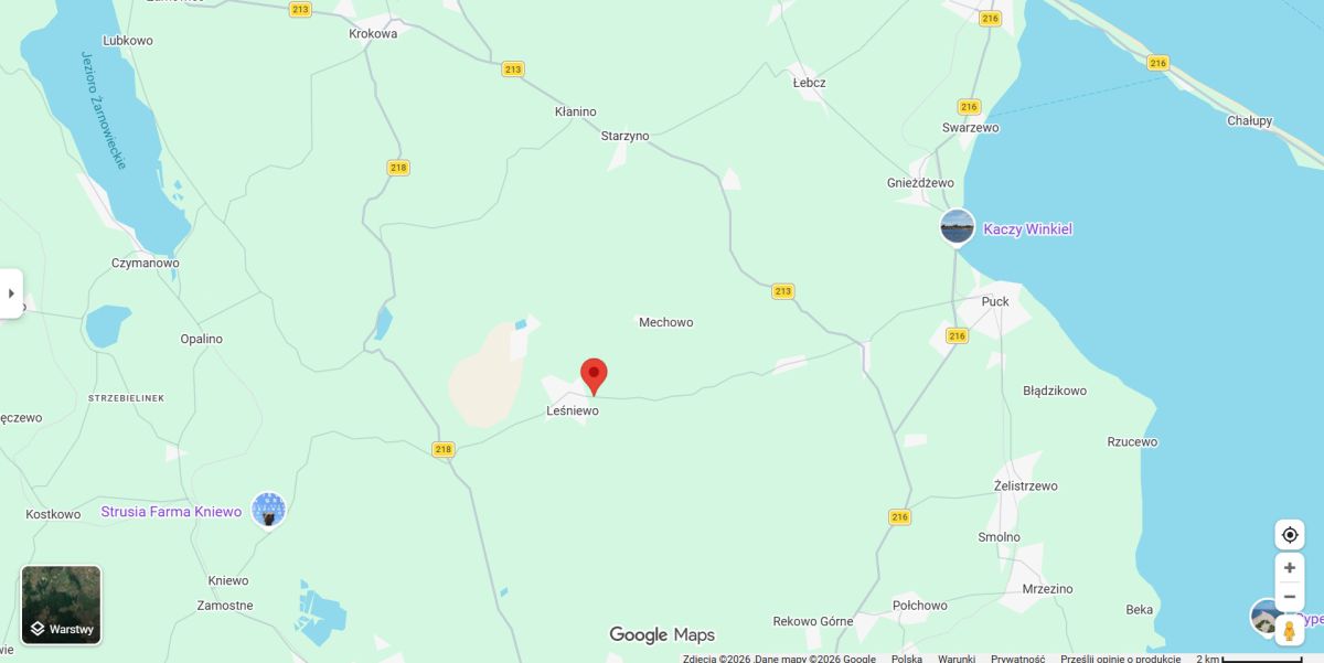 Leśniewo – działka budowlana uzbrojona – WZ