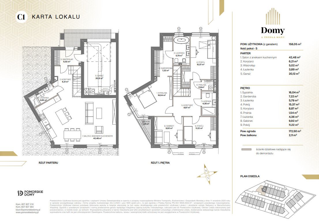 Luksusowe osiedle domów Gdynia Wielki Kack