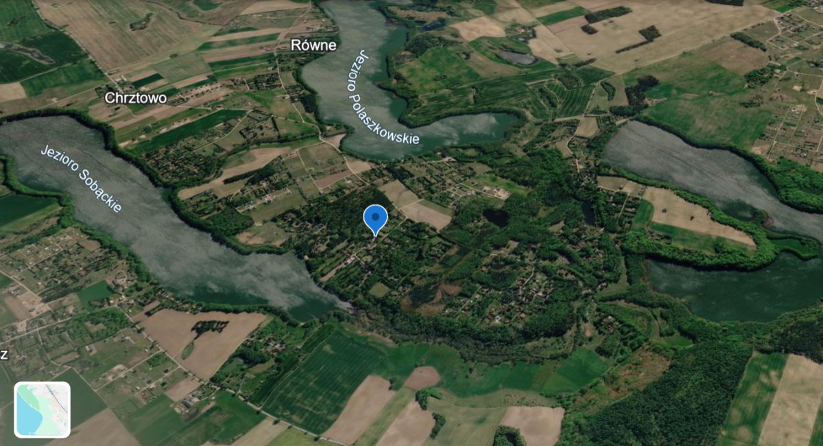 Dom z linią brzegową – KASZUBY – działka 3270m2