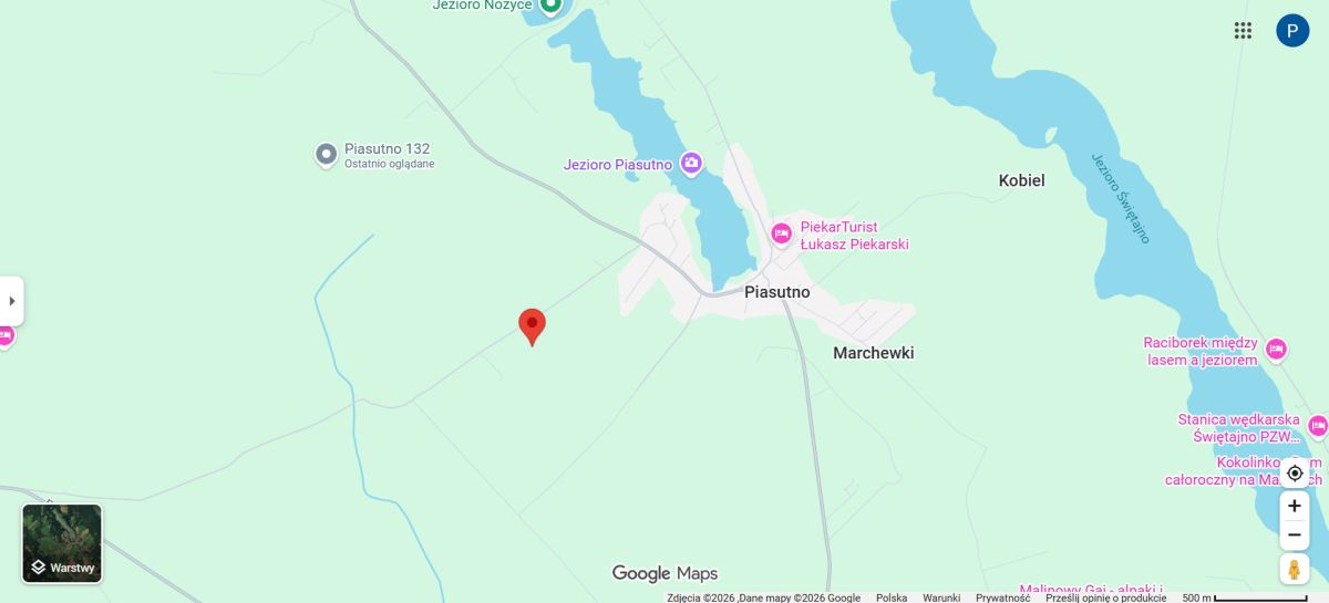 4 działki budowlane z WZ – Piasutno, Mazury