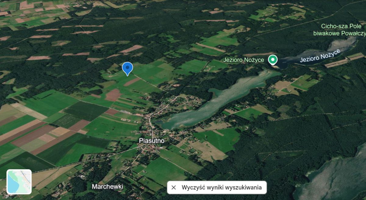 4 działki budowlane z WZ – Piasutno, Mazury