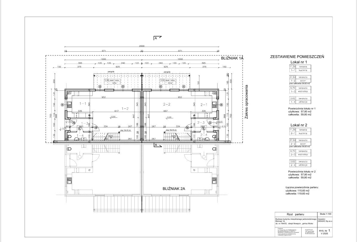 Działki w Nowęcinie z projektem i PNB
