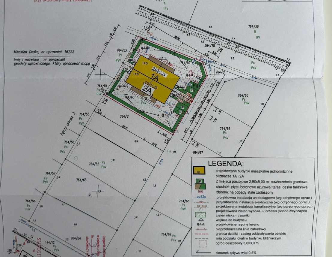 Działki w Nowęcinie z projektem i PNB