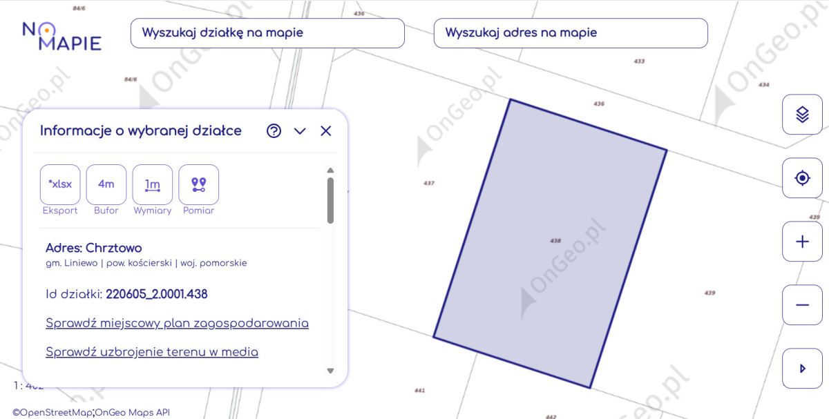 Działka budowlana koło Jeziora Sobąckiego