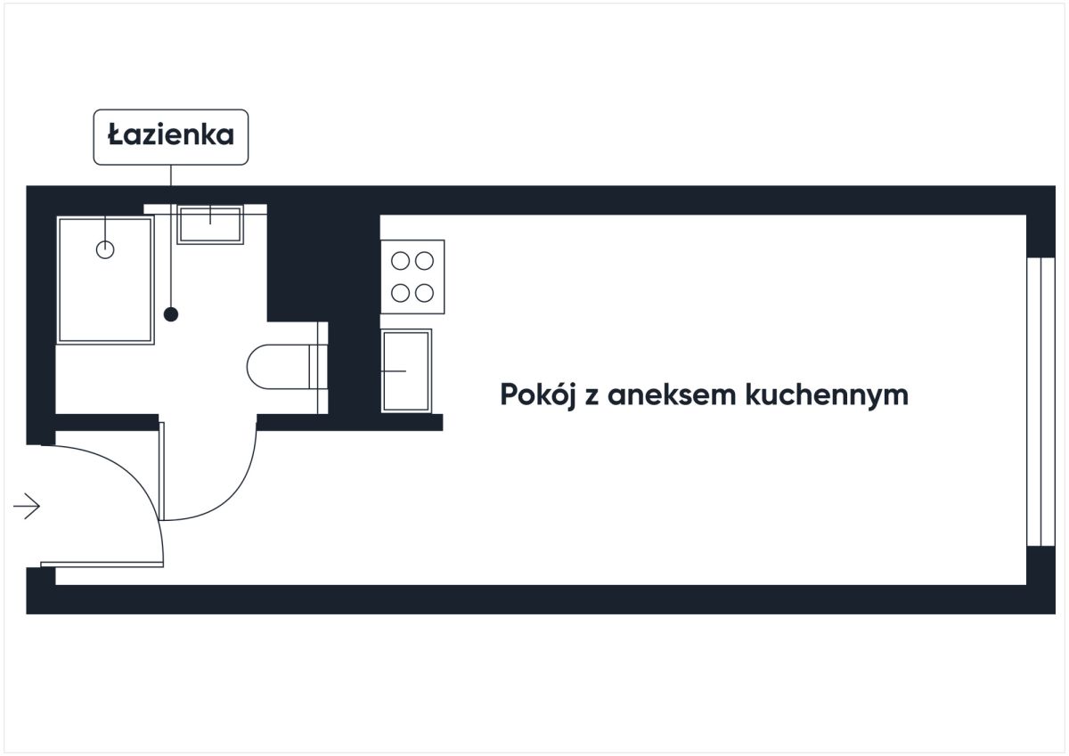 Studio z klimatyzacją i siłownią! Przymorze Śląska