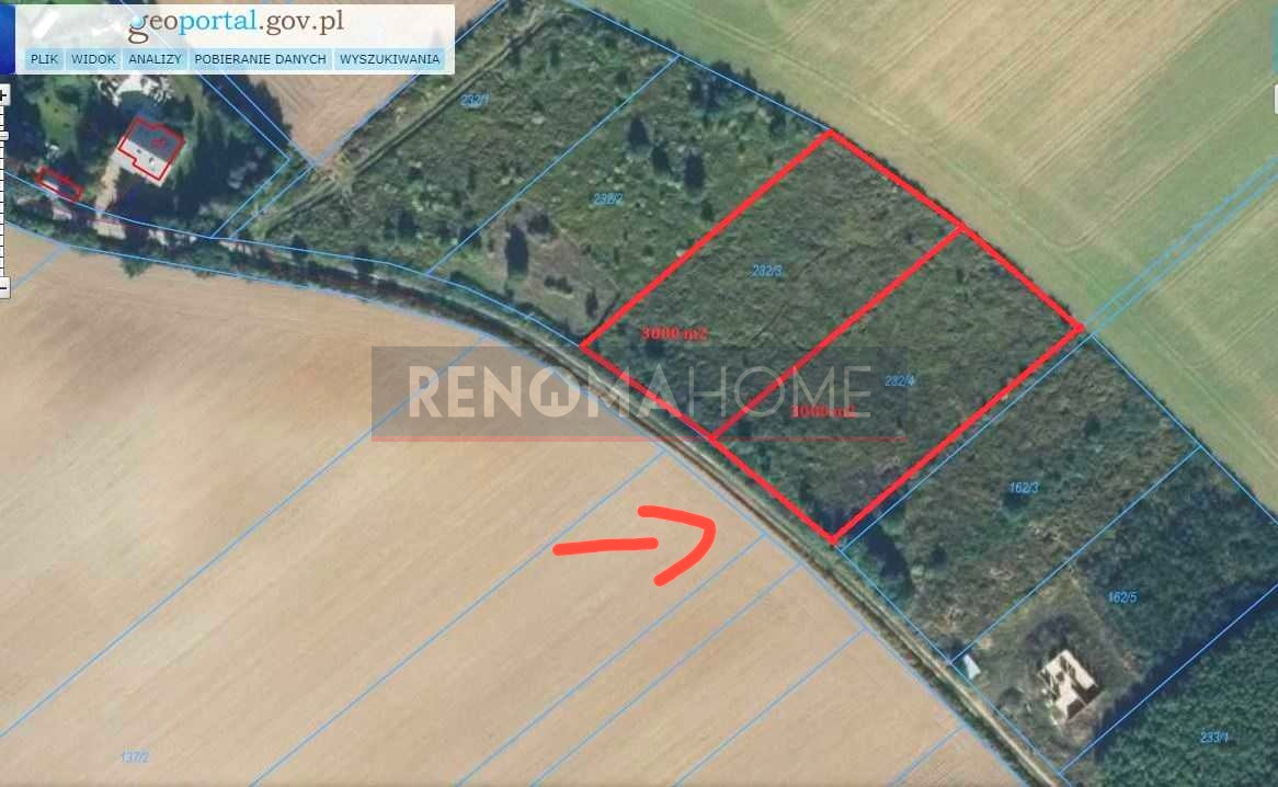 Działka na sprzedaż