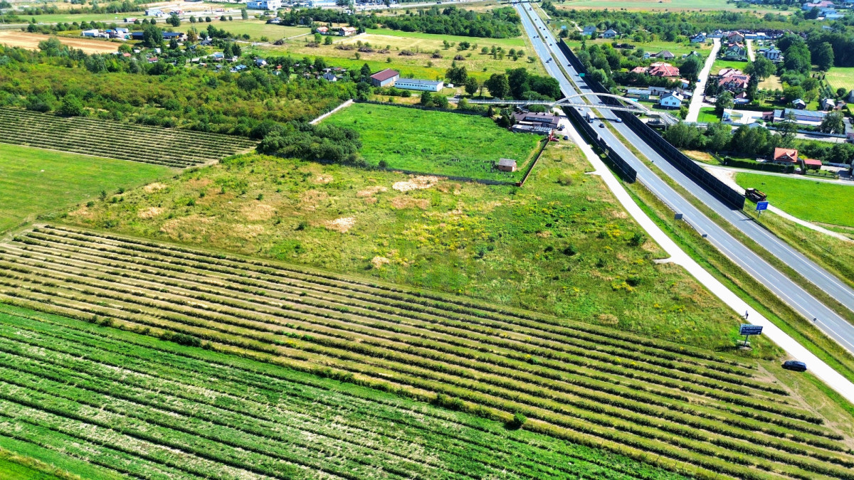 Działka inwestycyjna Przemysł/Usługi przy S8/A50.