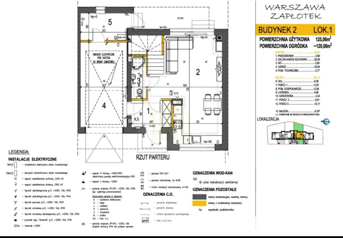 Rodzinny segment 125m² z ogrodem 120m²| Białołęka