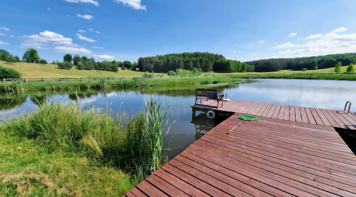 Siedlisko z własnym jeziorem gmina Grunwald