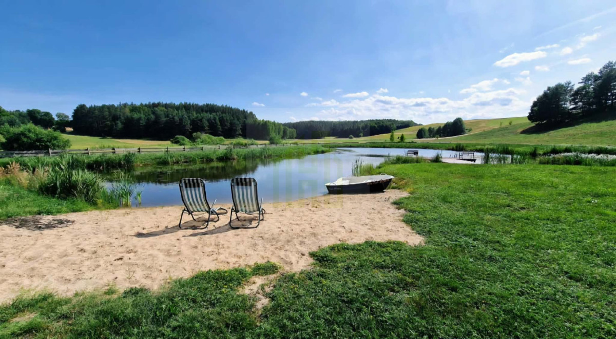 Siedlisko z własnym jeziorem gmina Grunwald