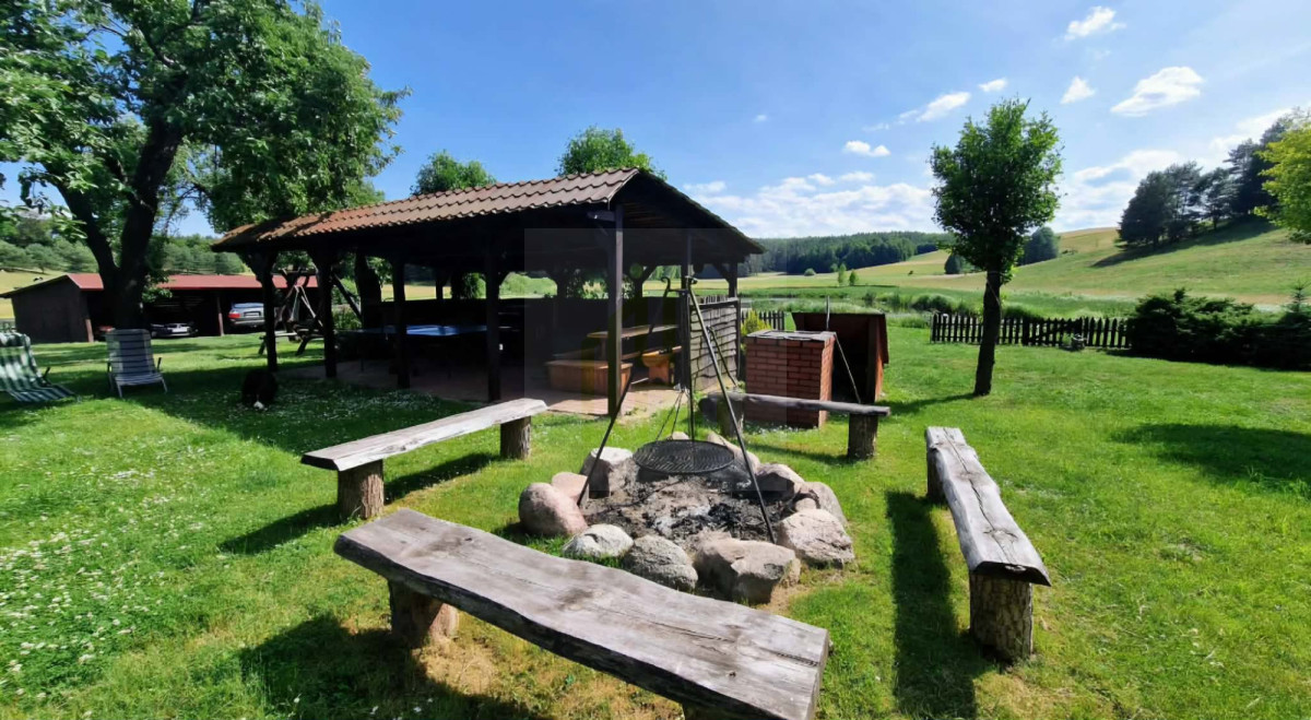 Siedlisko z własnym jeziorem gmina Grunwald