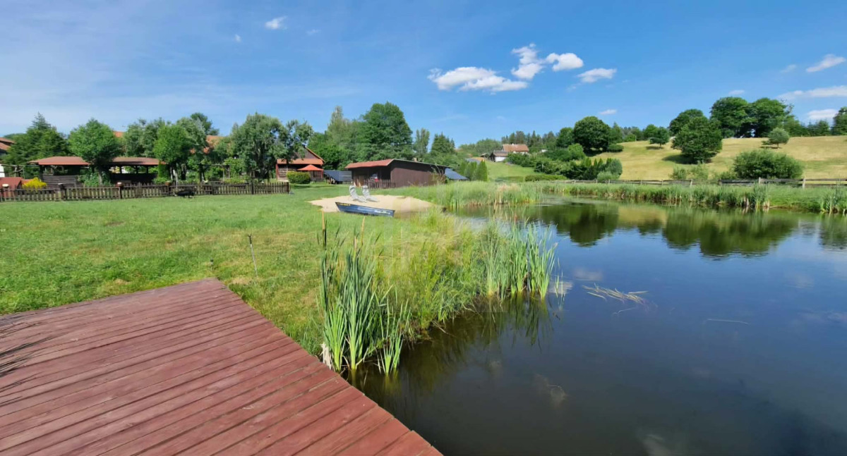 Siedlisko z własnym jeziorem gmina Grunwald