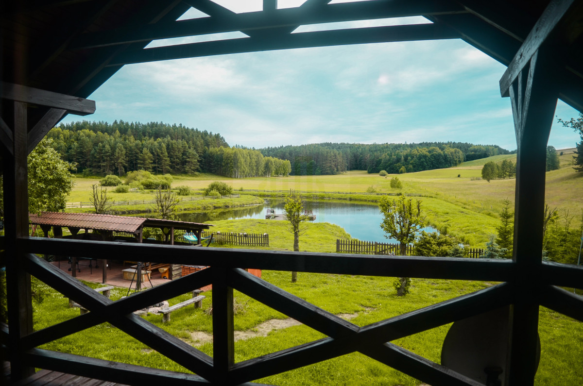 Siedlisko z własnym jeziorem gmina Grunwald
