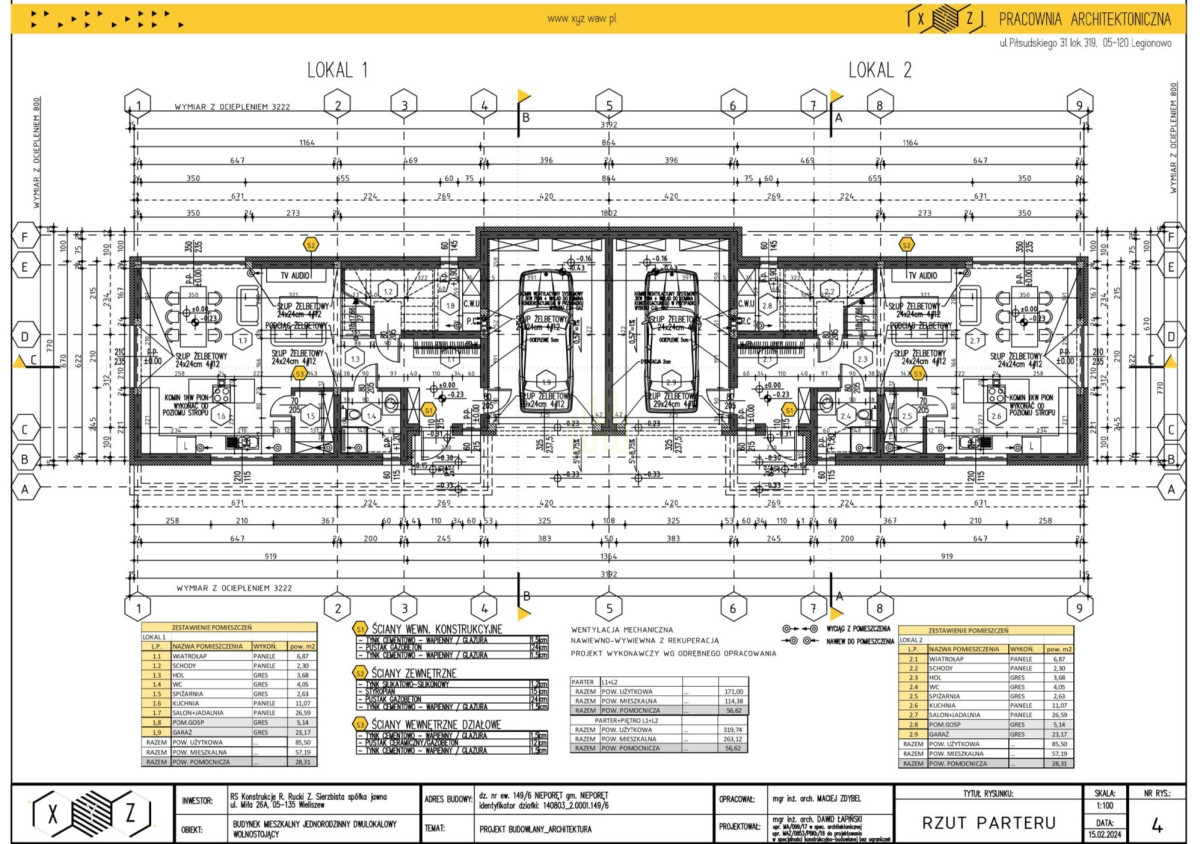 Nowoczesny bliźniak 160m2 w Nieporęcie