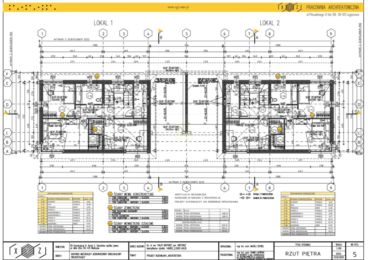 Nowoczesny bliźniak 160m2 w Nieporęcie