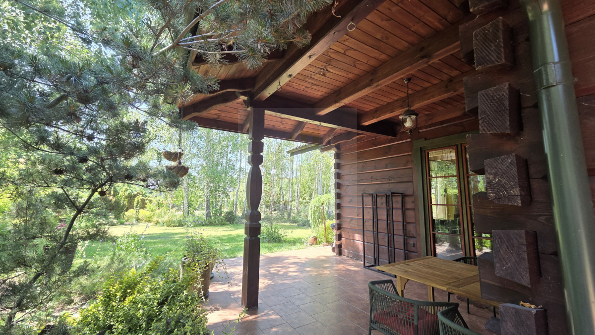 Wyjątkowy dom z bala drewnianego – 169,53 m² | dzi