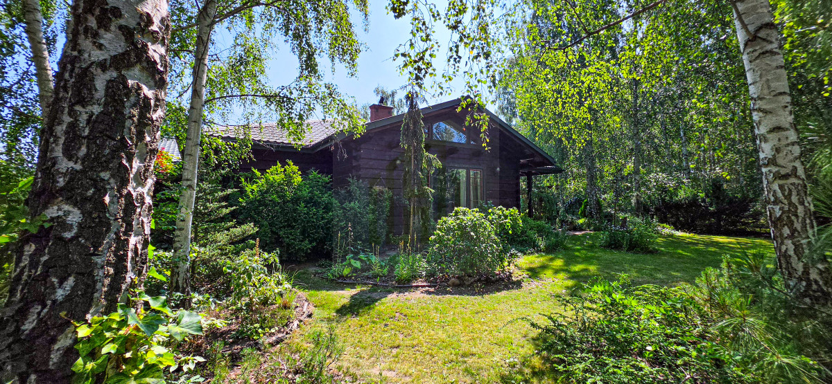 Wyjątkowy dom z bala drewnianego – 169,53 m² | dzi