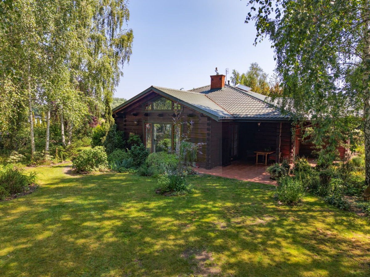 Wyjątkowy dom z bala drewnianego – 169,53 m² | dzi