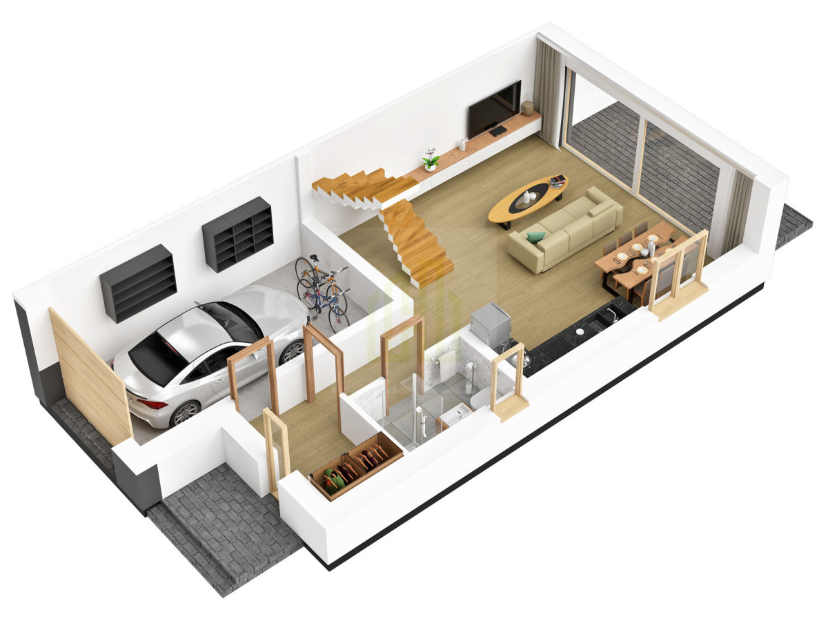 Nowoczesny bliźniak 128m2 w Nieporęcie