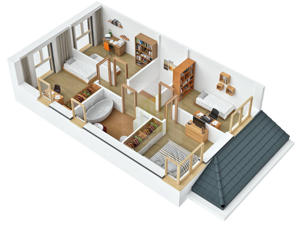 Nowoczesny bliźniak 128m2 w Nieporęcie