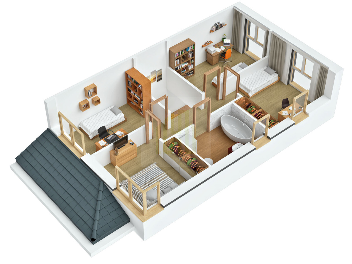 Nowoczesny bliźniak 128m2 w Nieporęcie