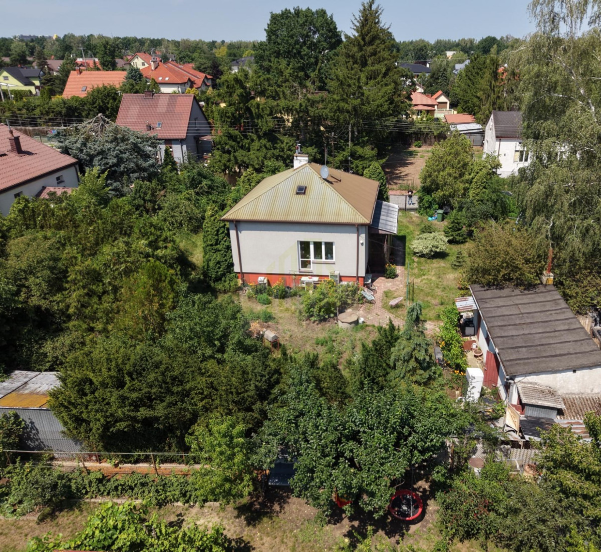 Dom 350 m od WKD Piaskowa, 1000 m2 działka