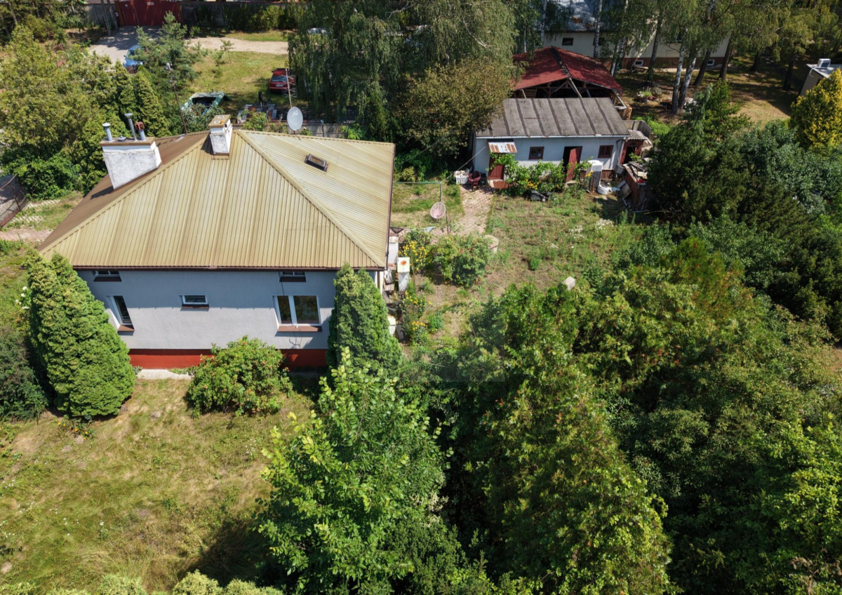 Dom 350 m od WKD Piaskowa, 1000 m2 działka