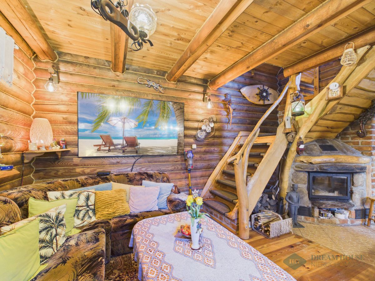 Klimatyczny dom z bali | 100m od jeziora | Zwola, zdjęcie 15