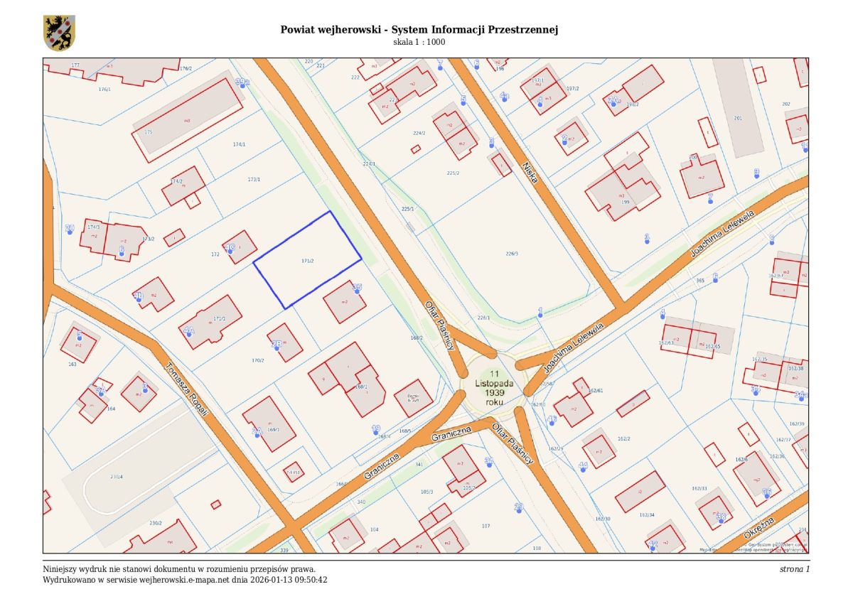 Działka Wejherowo 643m2 (514062)