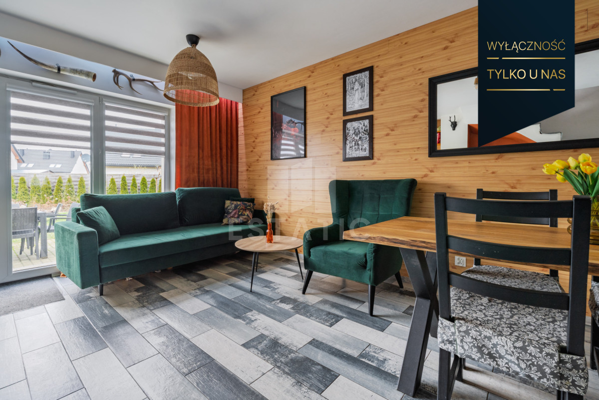 Przytulny dom z ogrodem w stylu chalet | Borowiec