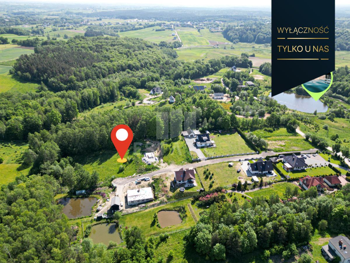 Działka przy ścianie lasu, 1175 m2 | KOBYSEWO