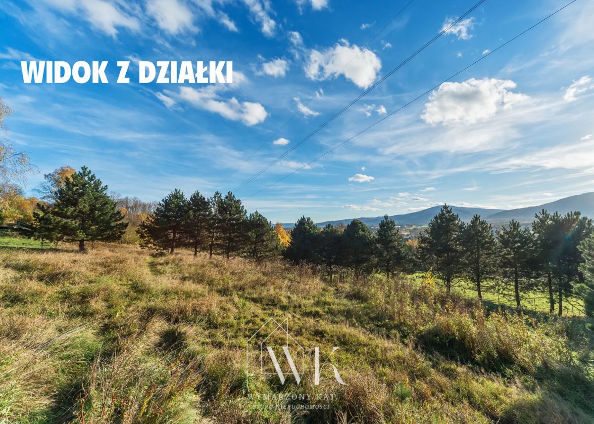 Zdjęcie 3 - Duża działka z widokiem na góry w Wilkowicach!