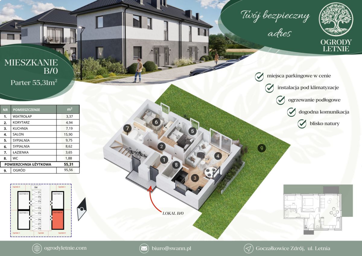 Zdjęcie 3 - Parter z ogrodem 95 m² | 3 pokoje | Nowe