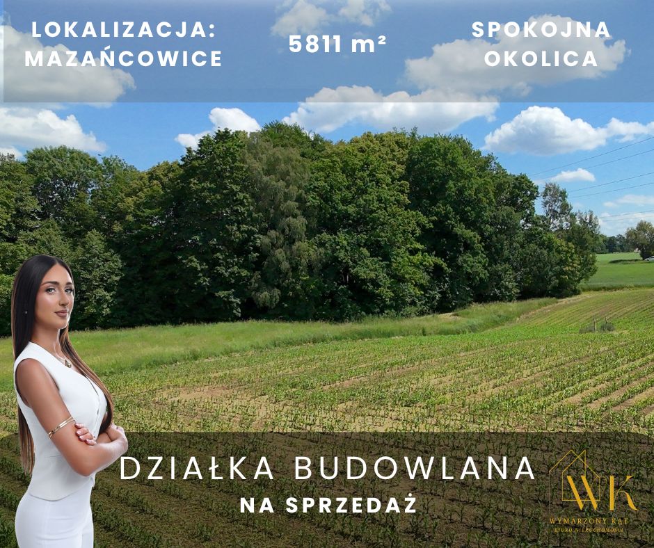 DZIAŁKA INWESTYCYJNA 0,5811 HA | MAZAŃCOWICE