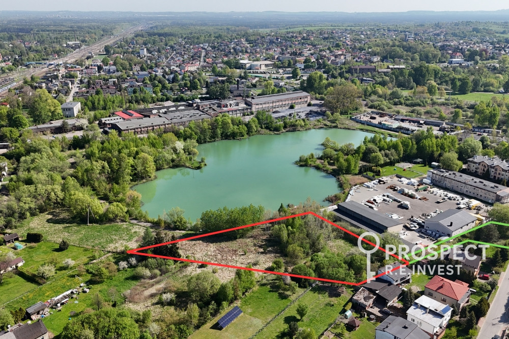 Działka budowlana przy Stawie - Łazy, Zawiercie