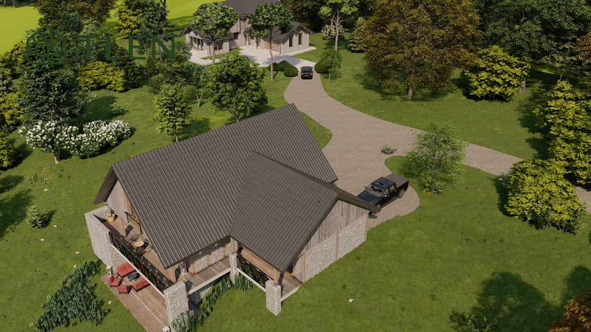 Działka 8,8 ha z projektem domu 150m2 i PnB