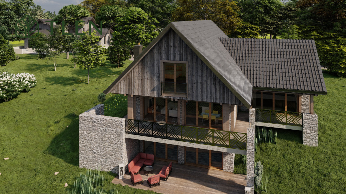 Działka 8,8 ha z projektem domu 150m2 i PnB