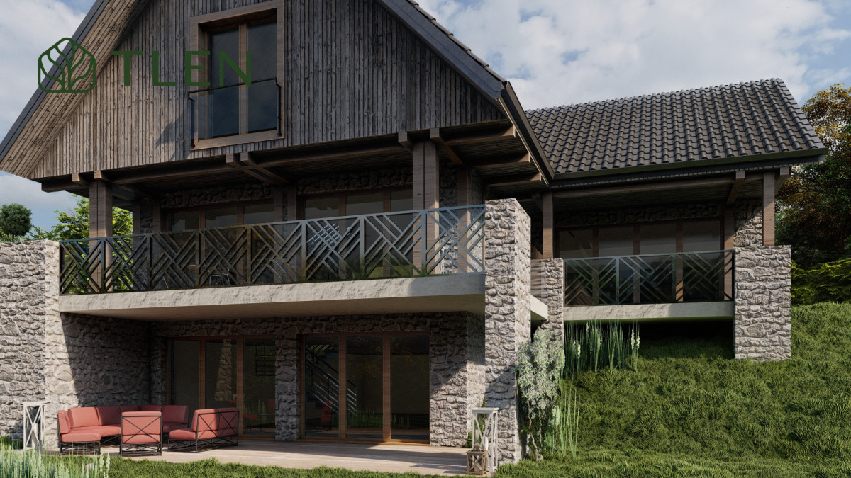 Działka 8,8 ha z projektem domu 150m2 i PnB